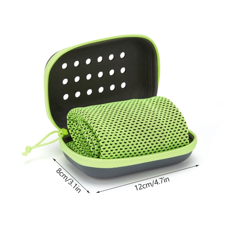 Khăn Lau Mồ Hôi Thoáng Khí Mềm Mại Nhanh Khô Kèm Hộp Đựng Tiện Lợi