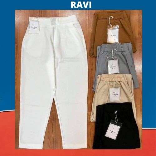 Quần Baggy Đũi💖𝑭𝑹𝑬𝑬𝑺𝑯𝑰𝑷💖Quần Đũi Vải Cao Cấp Dày Dặn Không Nhăn Không Co Dúm Khi Giặt | BigBuy360 - bigbuy360.vn