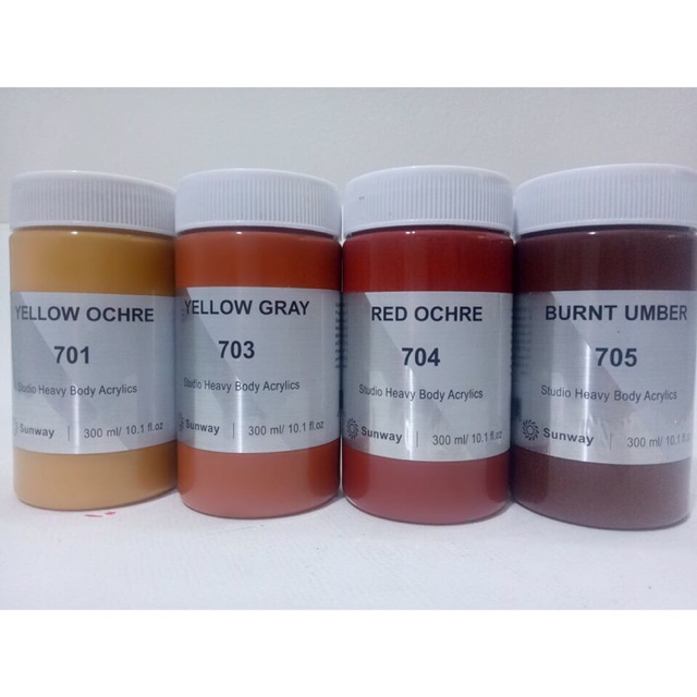 Màu vẽ ACRYLIC SUNWAY 300ml