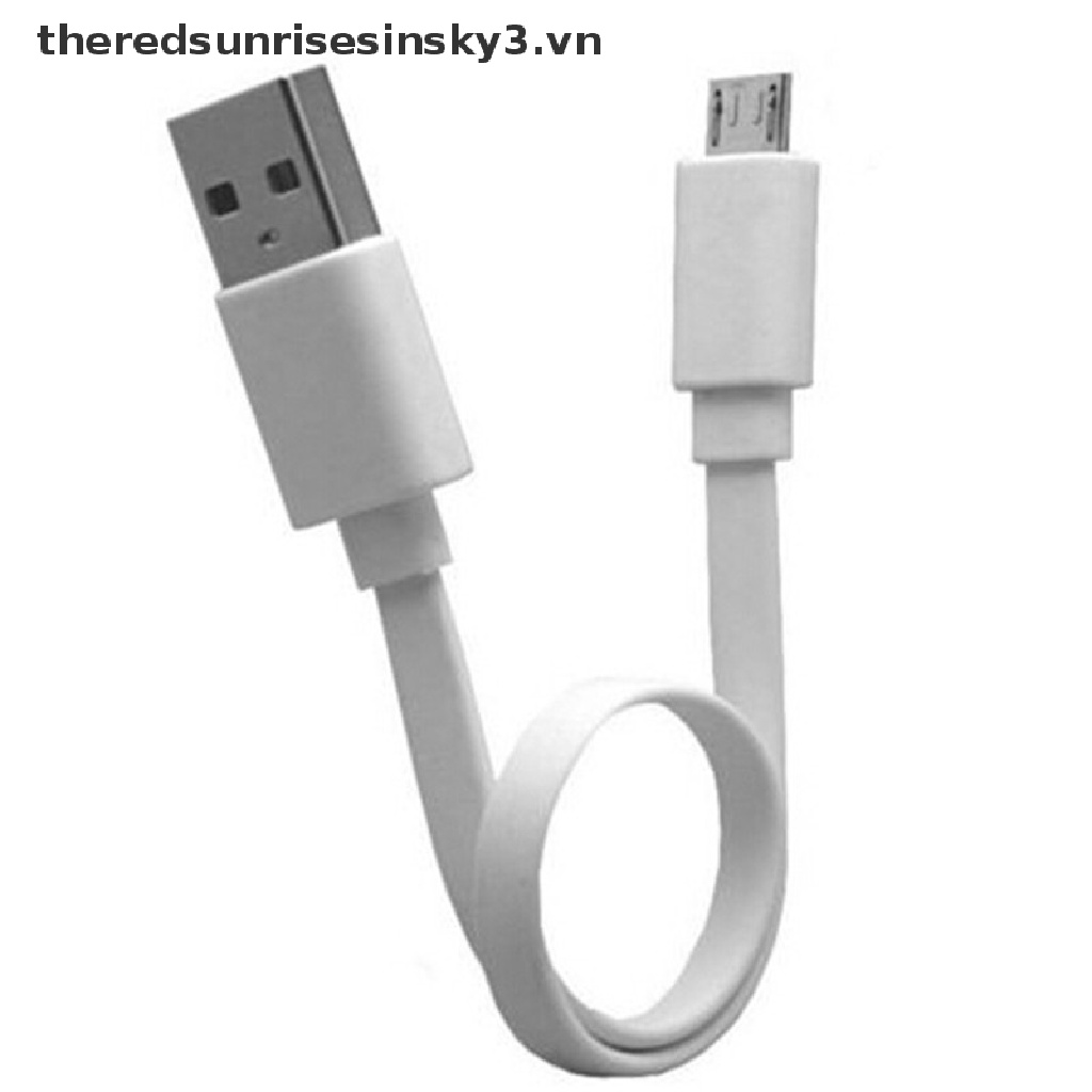 Bộ 2 Cáp Sạc Micro USB Siêu Ngắn 20CM Cho Điện Thoại