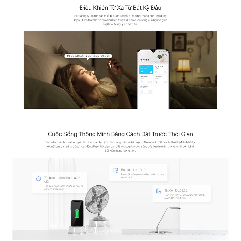 [Hỏa Tốc] Ổ Cắm WiFi Thông Minh TP-Link Tapo P105 Điều Khiển Từ Xa