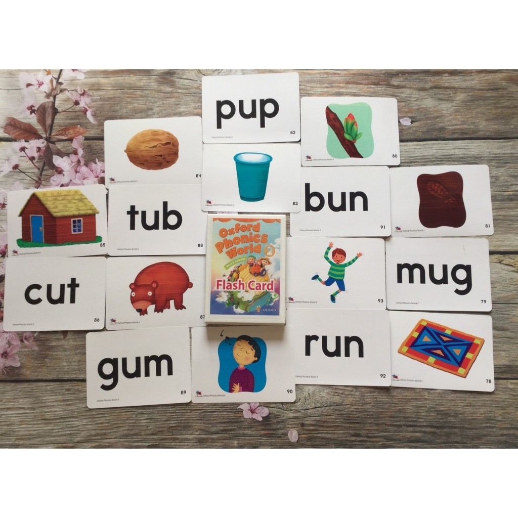 Flashcard Oxford Phonics World 1,2,3,4,5