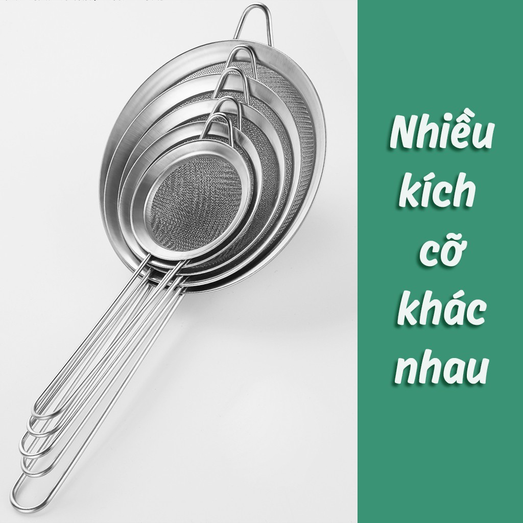 Rây lọc cháo, lọc bột inox có tay cầm | BigBuy360 - bigbuy360.vn