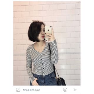 Áo pull Vic cổ tim