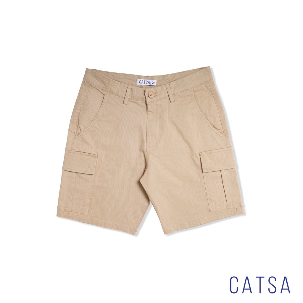 CATSA Quần short kaki túi hộp nam, chất liệu kaki mềm mại, thoải mái & phong cách QSK073 - QSK074 - QSK075 - QSK076