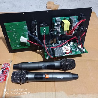 Combo mạch Loa Kéo 4 tấc Kèm Micro UHF