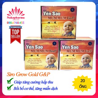 Siro Yến Sào Ăn Ngủ Ngon Gold mẫu mới – Yến sào Mum Mum G&P – Giúp bồi bổ cơ thể, ăn ngon miệng, tăng hấp thu