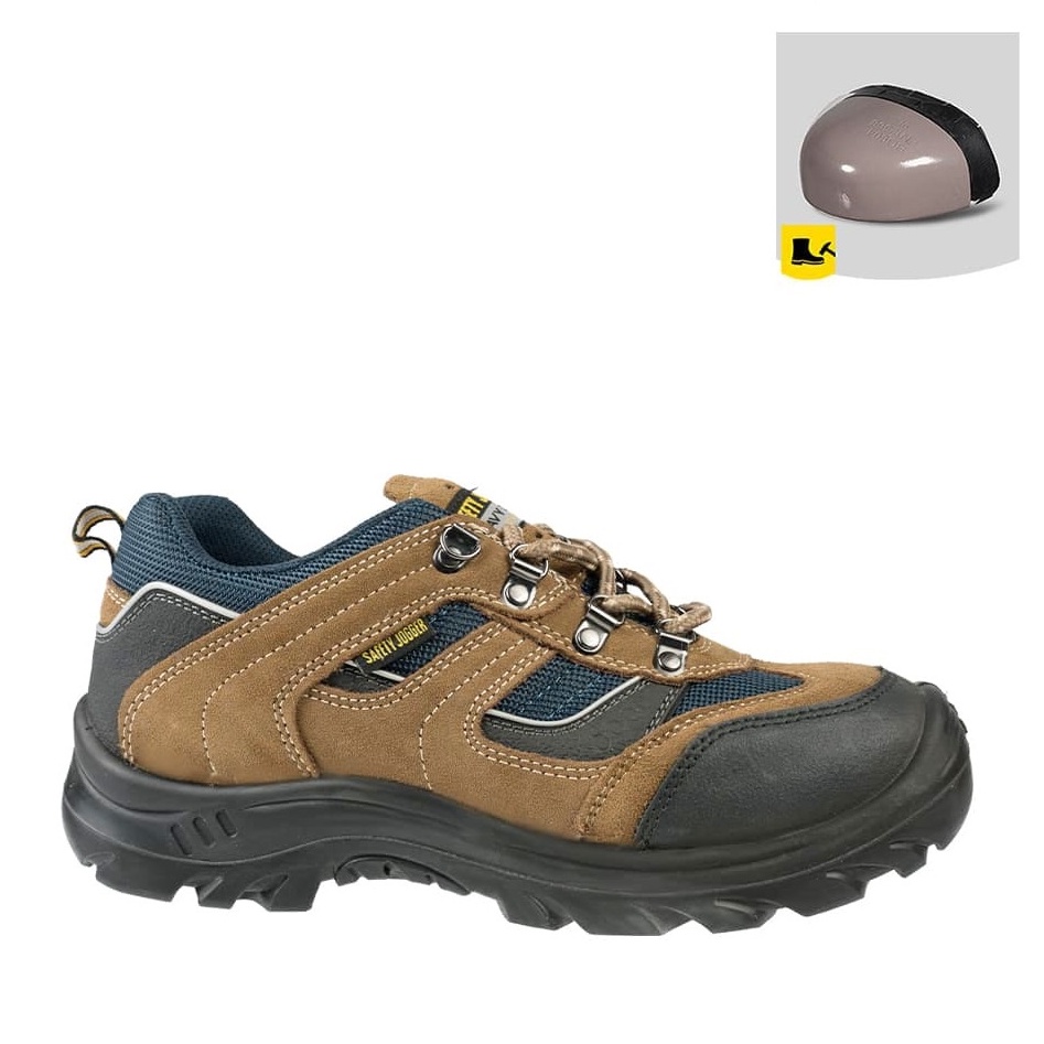 Giày bảo hộ lao động nam Safety Jogger X2020P S3 SRC da bò lộn, thoáng khí, chống tĩnh điện, chống thấm, chống trượt