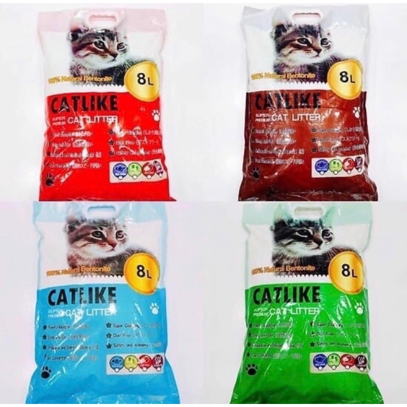 Cát vệ sinh cho mèo Catlike, cát đen Nhật bao 8L 15L cao cấp đầy đủ hương vị - Đảo Chó Mèo