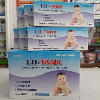 Bộ 12 que thử rụng trứng LH- TANA tặng 1 que thử thai