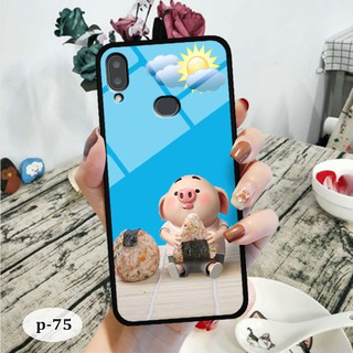 Ốp lưng kính 3D Samsung A10s-cute