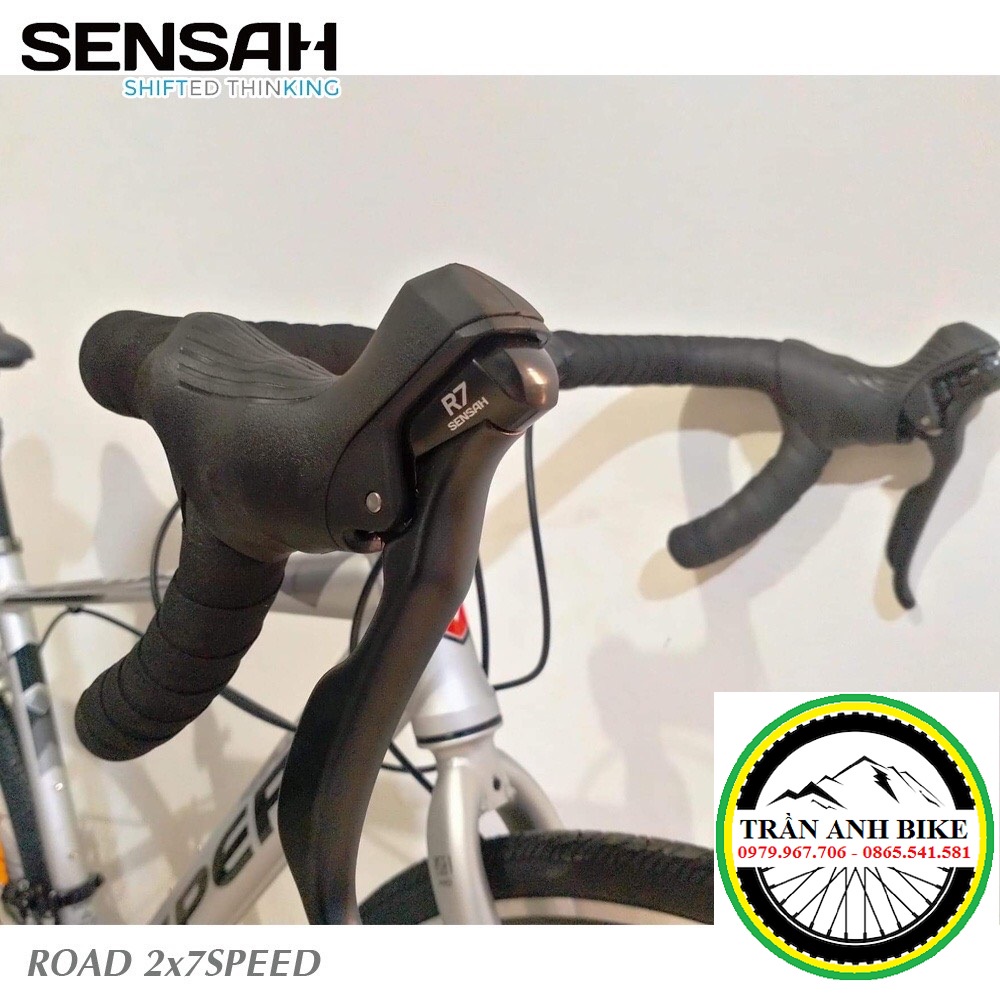 Tay đề lắc xe đạp SENSAH R7 2x7 Speed - Hàng chính Hãng