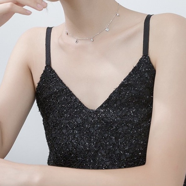 [Ảnh thật] Dây Chuyền Nữ Bạc 925 Cao Cấp ERASHOP 074871 - Dãy Tim Nữ Tính, Đơn Giản Siêu Rẻ Đẹp