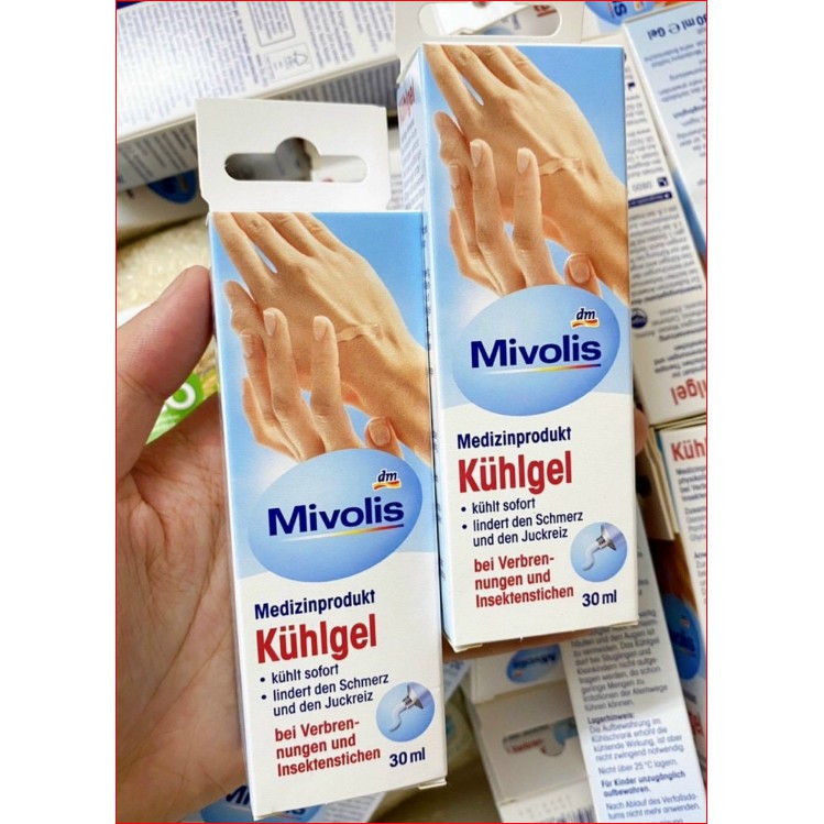 Gel Mivolis Kuhlgel bôi vết thương hở