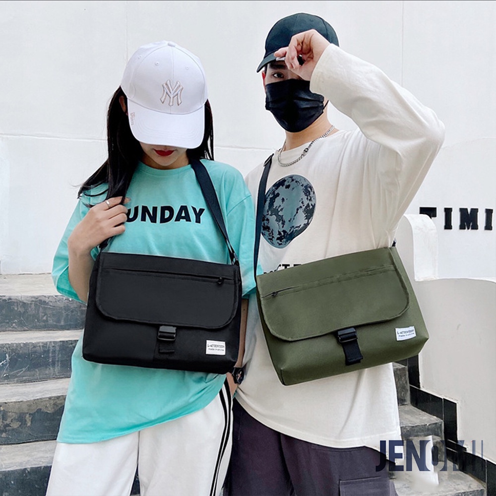 Túi đeo chéo nam phong cách hàn quốc, túi chéo nữ unisex vải canvas bền bỉ TX21