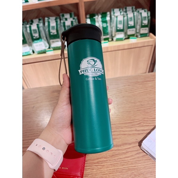 Bình giữ nhiệt Phúc Long 400ml có dây xách