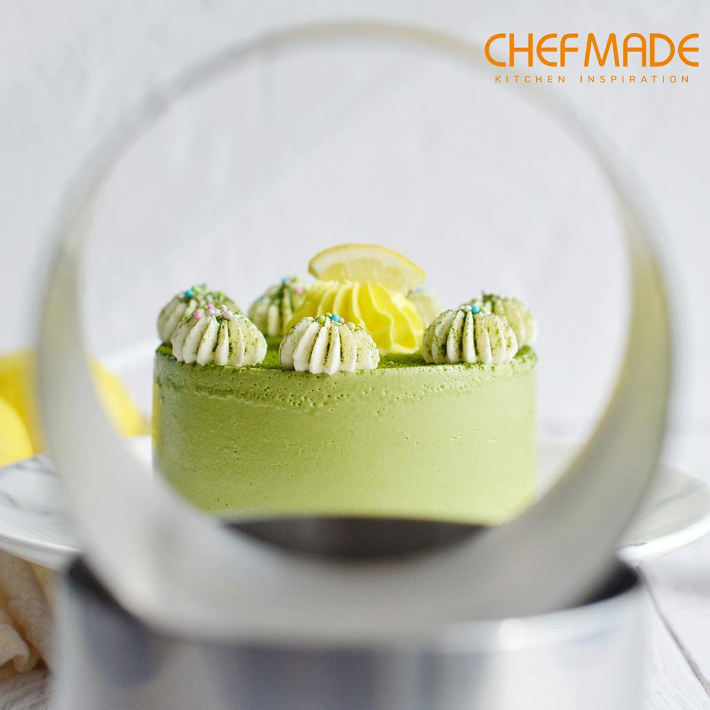 Khuôn làm bánh CHEF MADE WK9311/ WK9312/ WK9313 hình tròn 3 kích thước 4-6-8" bằng thép không gỉ