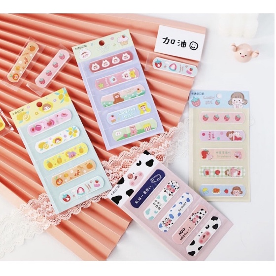 Vỉ 5 Băng cá nhân urgo hoạt hình đáng yêu - Băng y tế dán vết thương tiện dụng DUASHOP