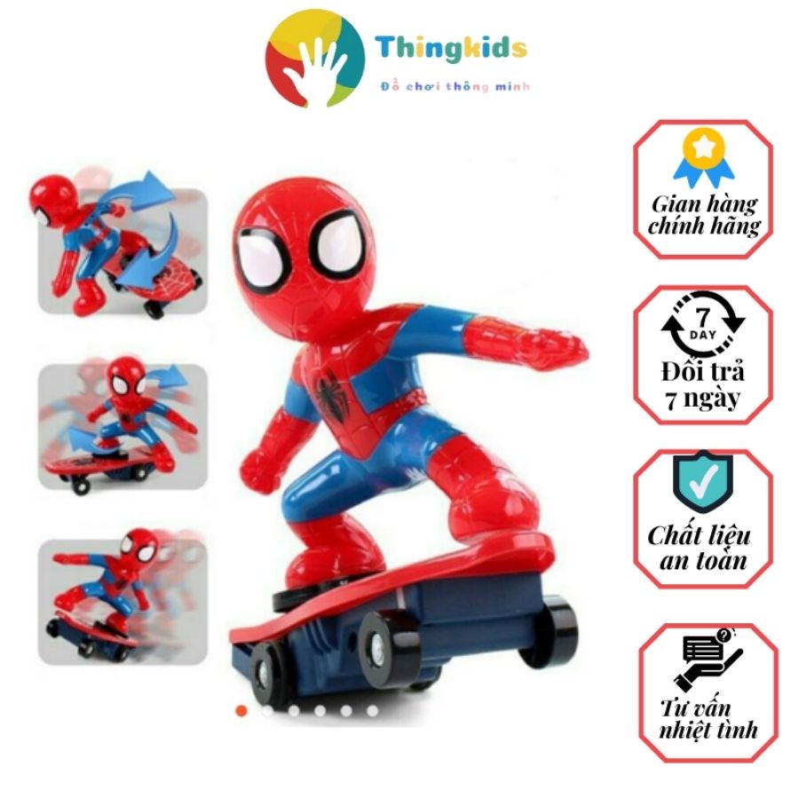 Đồ chơi Siêu nhân nhện đi xe cân bằng - Thingkids