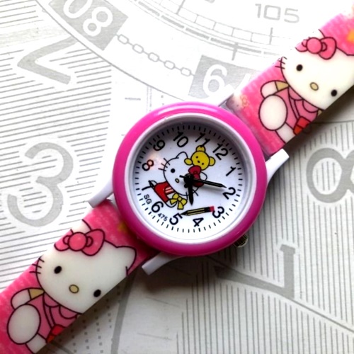 Đồng Hồ Trẻ Em KITTY22 Hình Hello Kitty cho bé gái (Hình Chụp Thật) _ Chuyên sỉ