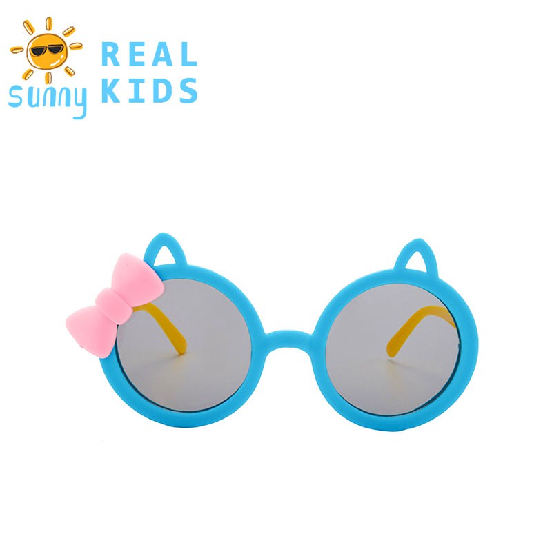 Kính Mát Gọng Tròn Hình Thỏ Dễ Thương Thời Trang 2022 Cho Bé Gái