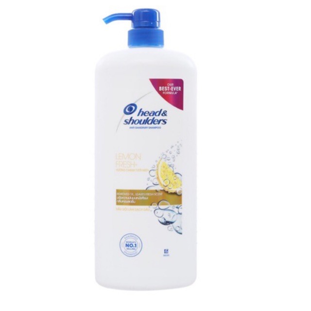 Dầu gội Head &amp; Shoulders bạc hà mát lạnh và hương chanh tươi mát 1,2L