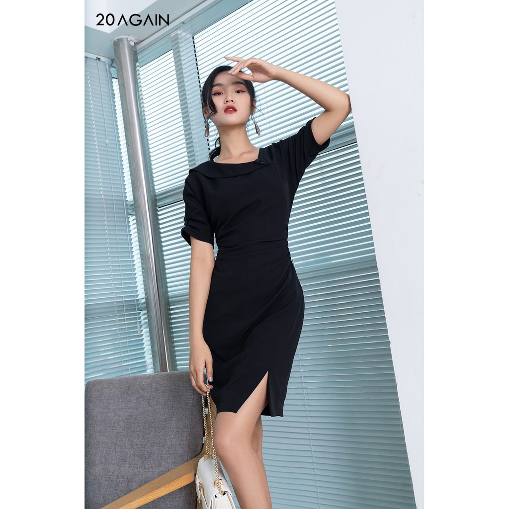 Đầm thiết kế Peplum 92WEAR dáng ôm body nhún eo DOA0981