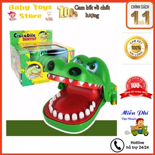 Đồ chơi giải trí vui nhộn cá sấu cắn tay,thử thách lòng cam đảm, an toàn cho bé