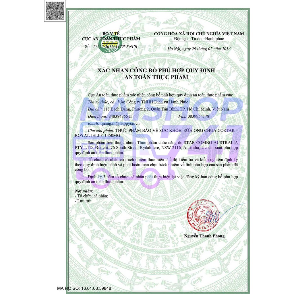 Sữa ong chúa Costar Royal Jelly 1450mg đẹp da, chống lão hóa, Chai 365 viên | BigBuy360 - bigbuy360.vn