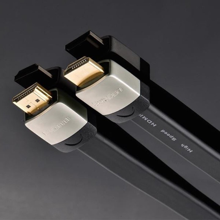 Cáp HDMI 5M Dẹt UGREEN 10263 Hỗ Trợ 3K * 4K - Độ phân giải hình ảnh cao