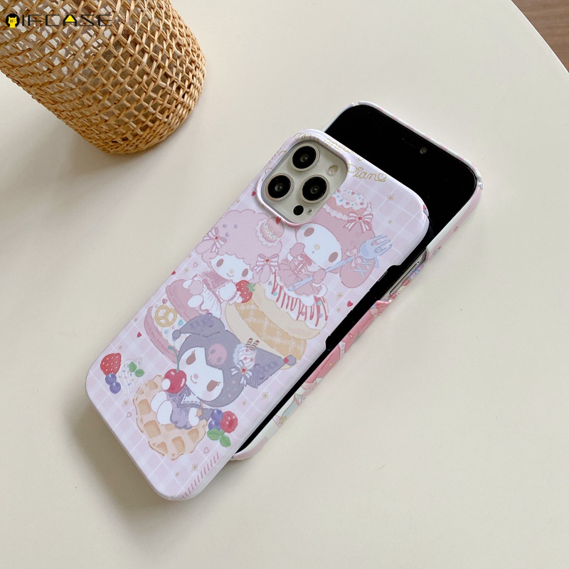 Ốp Điện Thoại Cứng In Hoạt Hình Hello Kitty Cinnamoroll Pachacco Cho iPhone 13 12 11 Pro Max XS Max XR X 7 8 Plus