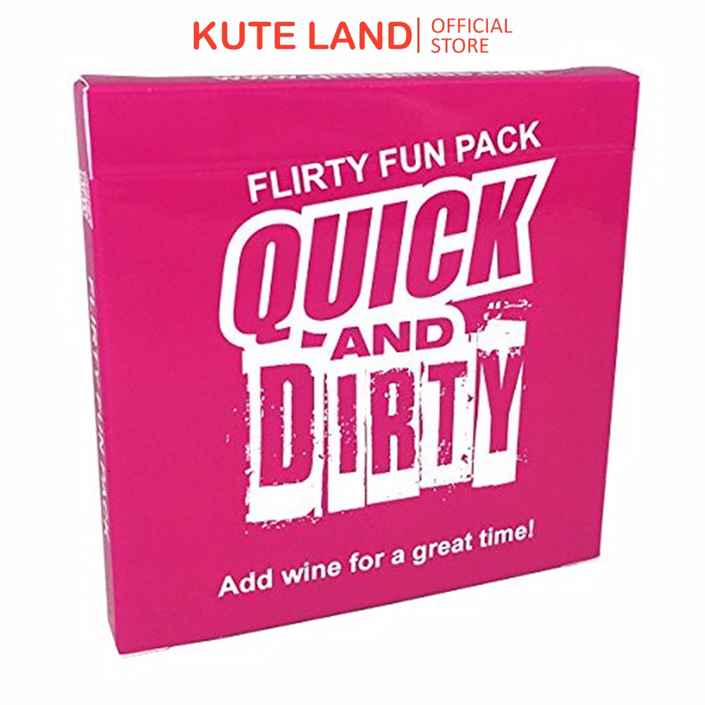 Thẻ Board Game Black Quick And Dirty Pink Quick And Dirty BG102