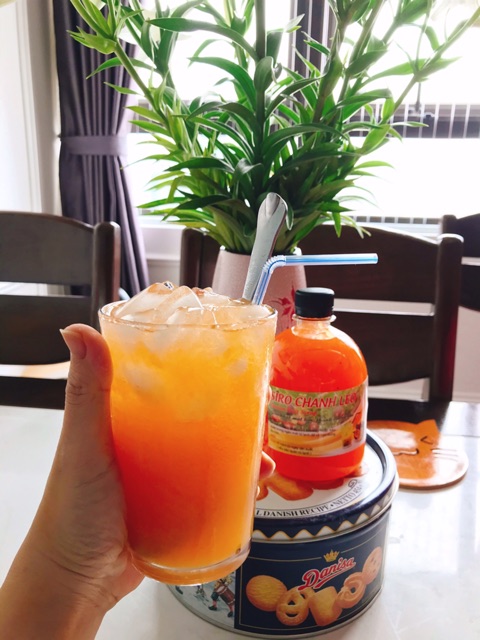 Siro Chanh leo nhà làm - Thơm ngon - An toàn cho sức khoẻ