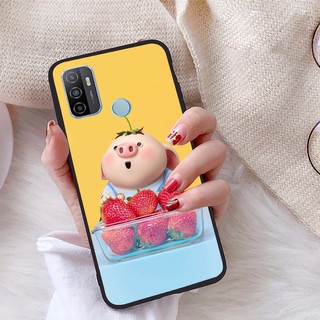 Ốp lưng oppo a53 viền dẻo tpu bst pig cute