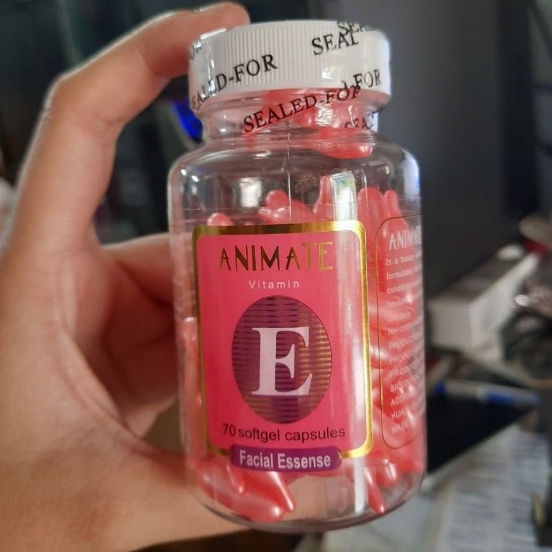 Viên Vitamin E Màu Hồng