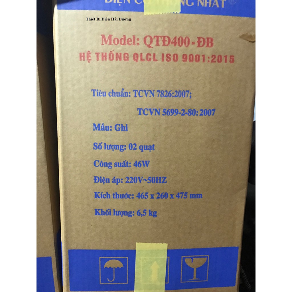 Quạt đảo trần VINAWIND QTĐ400-ĐB 46W(có điều khiển/không điều khiển) - Bảo hành 12 tháng