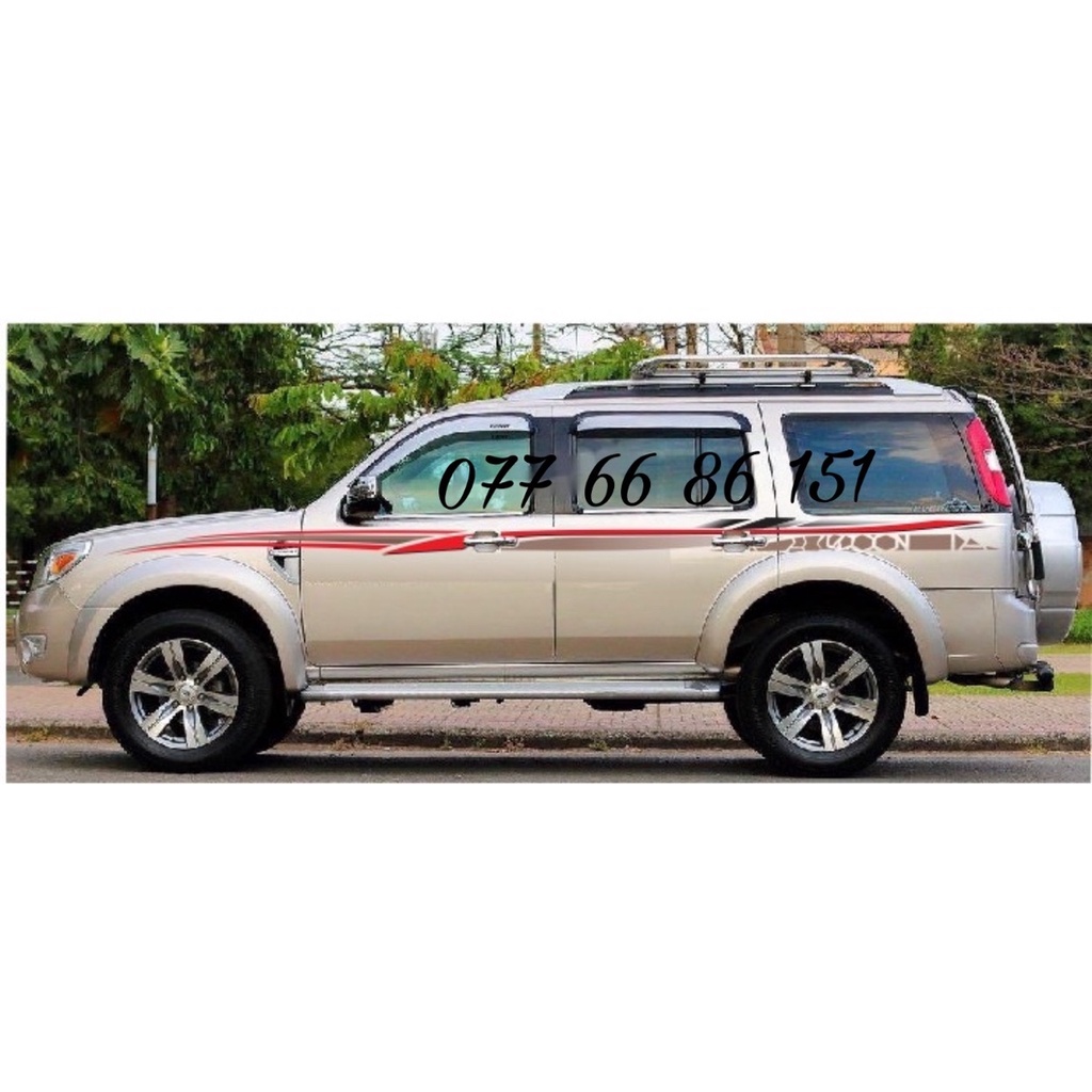 Tem Dán Sườn Xe Ford Everest. Tem Dán Sườn Xe ford everest