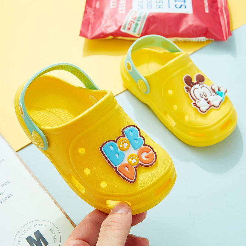 Dép sục cho bé Bobdog BD8019 sandal trẻ em có quai đeo siêu mềm nhẹ chống trơn trượt chính hãng