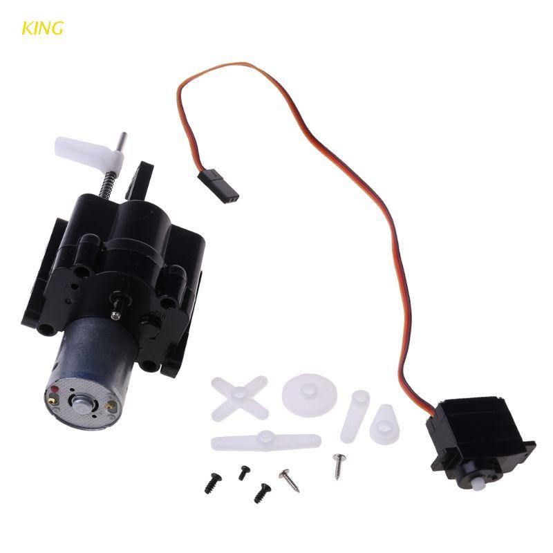 Hộp số điện nguồn 370 cho xe tải quân đội RC 1/16 WPL B1 B-1 B14 B-14 B16 B-16 B24 B-24 C14 C-14