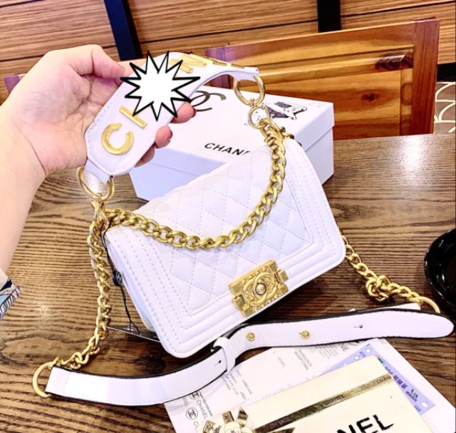 Túi xách nữ đeo chéo chanekk cao cấp new 2020