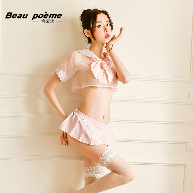 Set đồ ngủ Cosplay nữ sinh cao cấp - đồng phục học sinh sexy gợi cảm 8302 | BigBuy360 - bigbuy360.vn