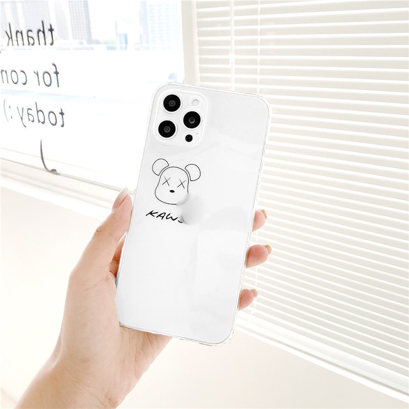 Ốp lưng iphone Kaws tí hon viền trong chống ố 6/6plus/6s/6splus/7/7plus/8/8plus/x/xr/xs/11/12/13/pro/max/plus/promax