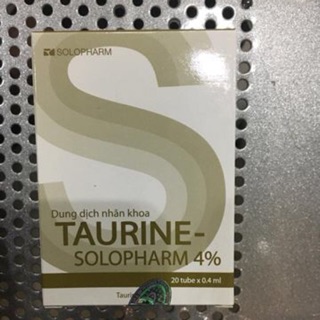 Taurine solopharm 4% - thuốc nhỏ dưỡng mắt