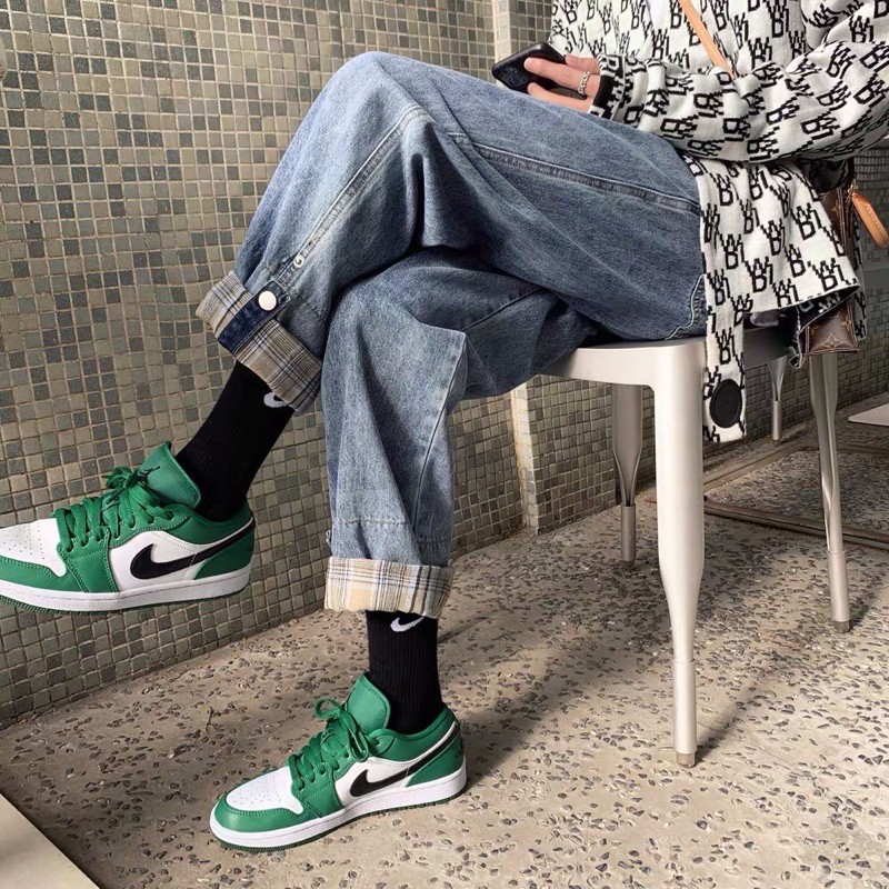 [ORDER-CÓ BIG SIZE] Quần bò jeans ống rộng nam sắn gấu Ulzzang oversize hiphop siêu chất ❤️ | BigBuy360 - bigbuy360.vn