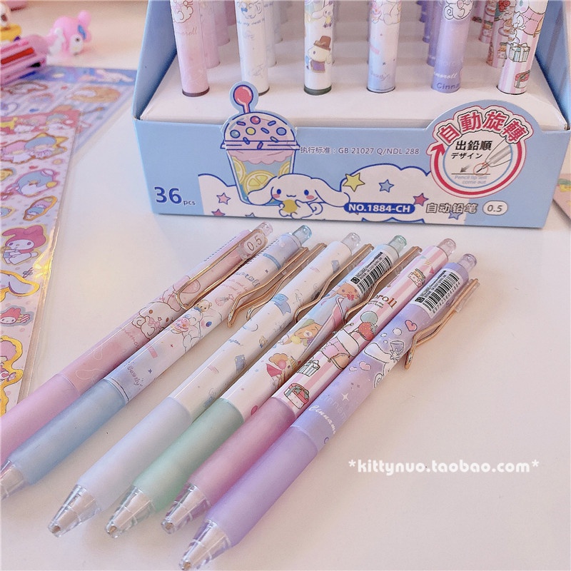 Bút chì bấm hình tai chó dễ thương cho học sinh tiểu học/ văn phòng