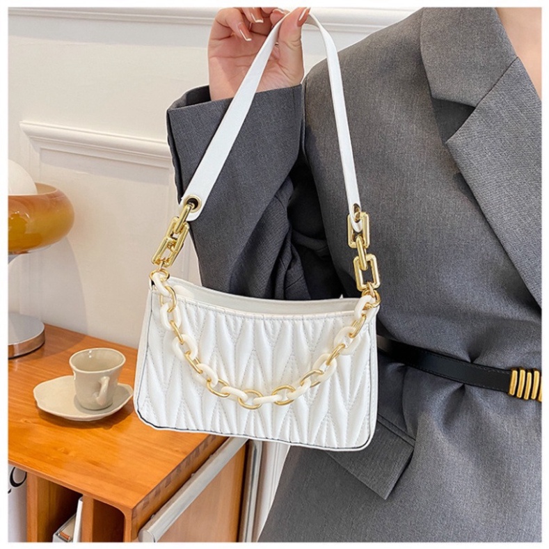 Túi kẹp nách đeo chéo đeo vai nữ trần chéo