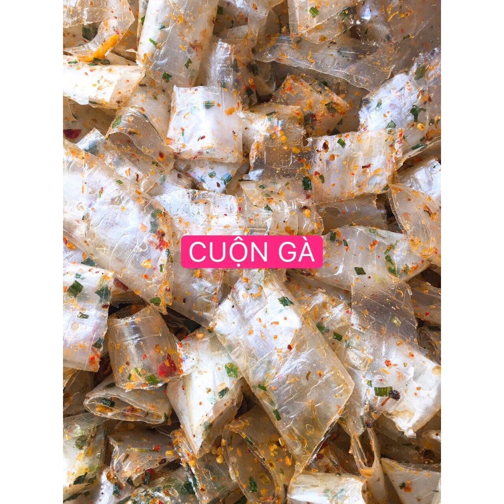 Bánh Tráng Cuộn Lắc Khô Gà 100G / 250G / 500G ( Món Ăn Ngon )