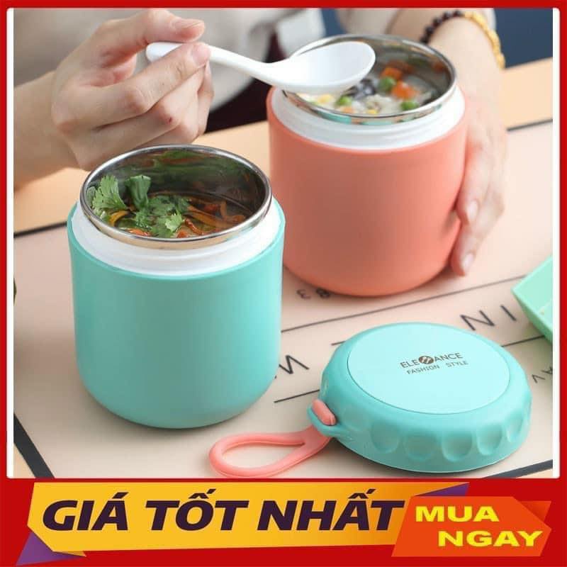Bình Ủ Cháo Công Nghệ Cao Giữ Ấm Cháo, Nước, Sữa,Thức Ăn - Bình Giữ Nhiệt Lõi Inox Nhỏ Gọn Tiện Lợi