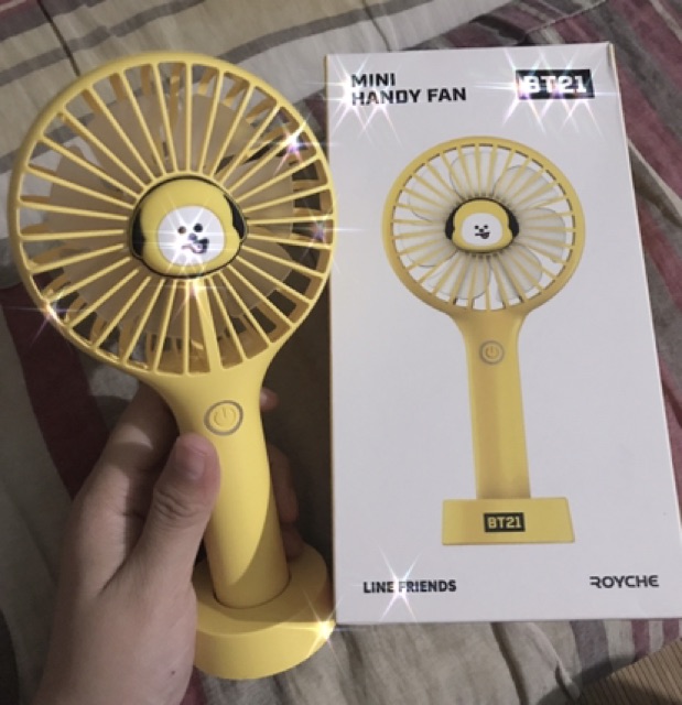 Quạt Mini BT21 HANDY FAN VER 2 HÀNG CHÍNH HÃNG Royche BTS