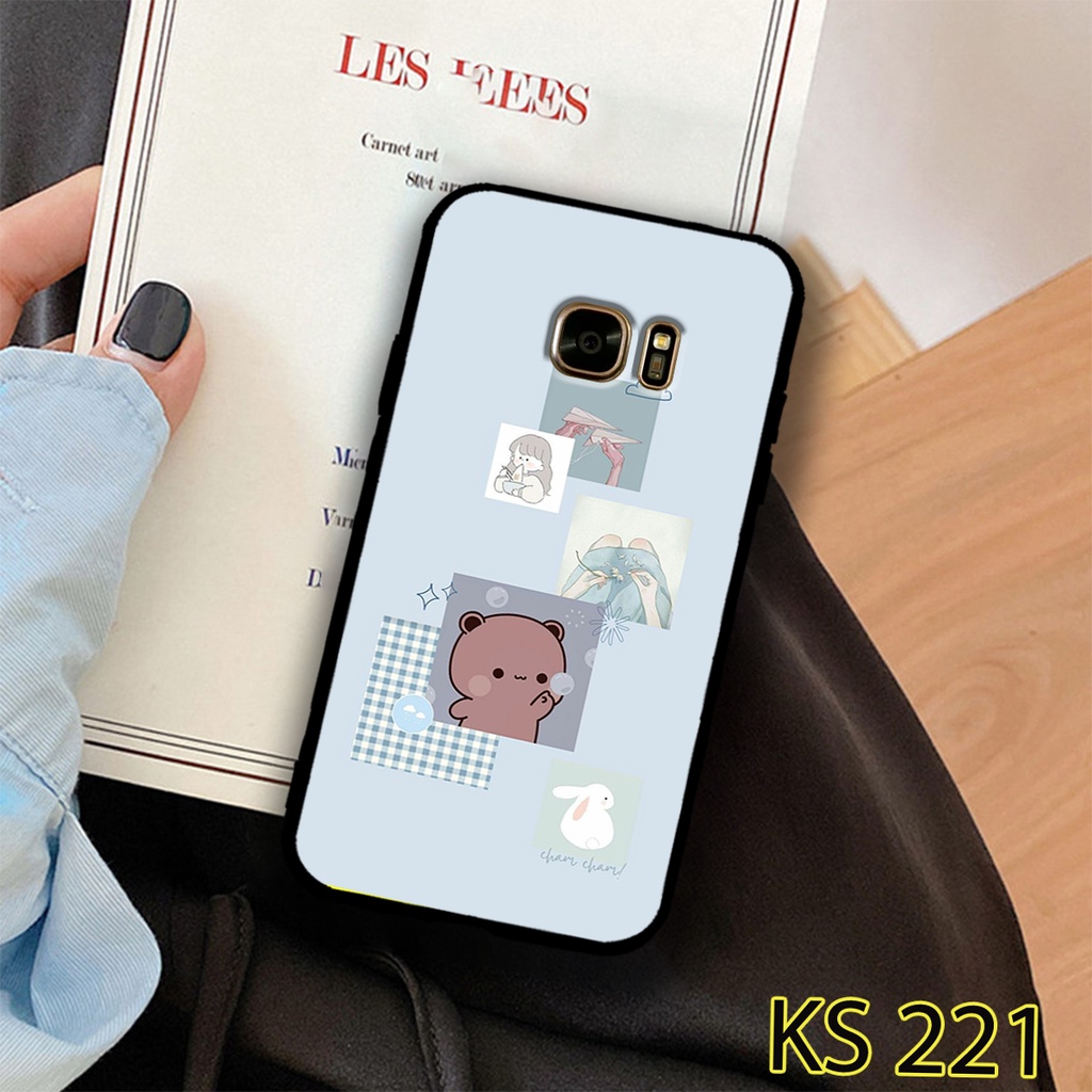 Ốp lưng Samsung Galaxy S6/S6 Edge/S7/S7 Edge in hình gấu con ngộ nghĩnh_Ốp SS S6/S6E/S7/S7E
